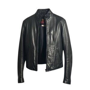 Hot Leathers Black Cropped Leather Jacket – Women’s XS – USA Made